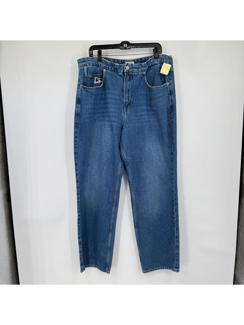 Women's Good American Good 90s Relaxed Blue 541 Blue Jeans 15